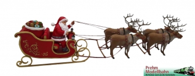 500800 - Santa mit Rentierschlitten